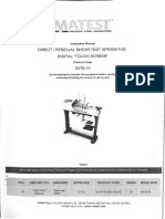 Geot - Aparat Za Smicanje - Manual