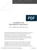Acordes Con Movimiento Melódico - El Blog de Carlos Vicent