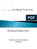 Oil Record Book Training