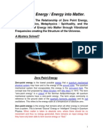 Zero Point Energy - Understanding Creation June 13 Revision.