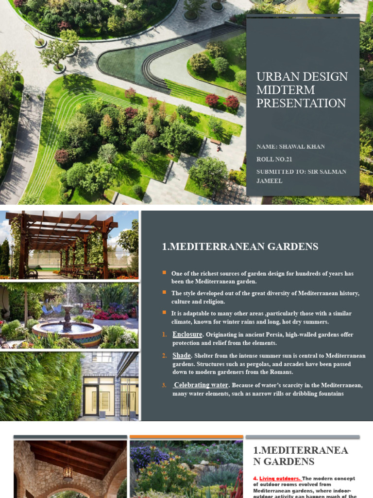 Landscape Design Presentation 1 Pdf