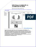 Hyster Forklift Claas 2 A406 r1 4 r1 6 Service Manual 03 2022