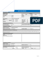 Acta de Inicio: Latitud Longitud