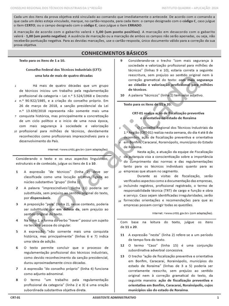 Simulado Sest Senat: Assistente Administrativo | PDF | Liderança ...