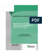 Distorsiones en El Impuesto Sobre La Renta Causadas Por La Retencion en La Fuente