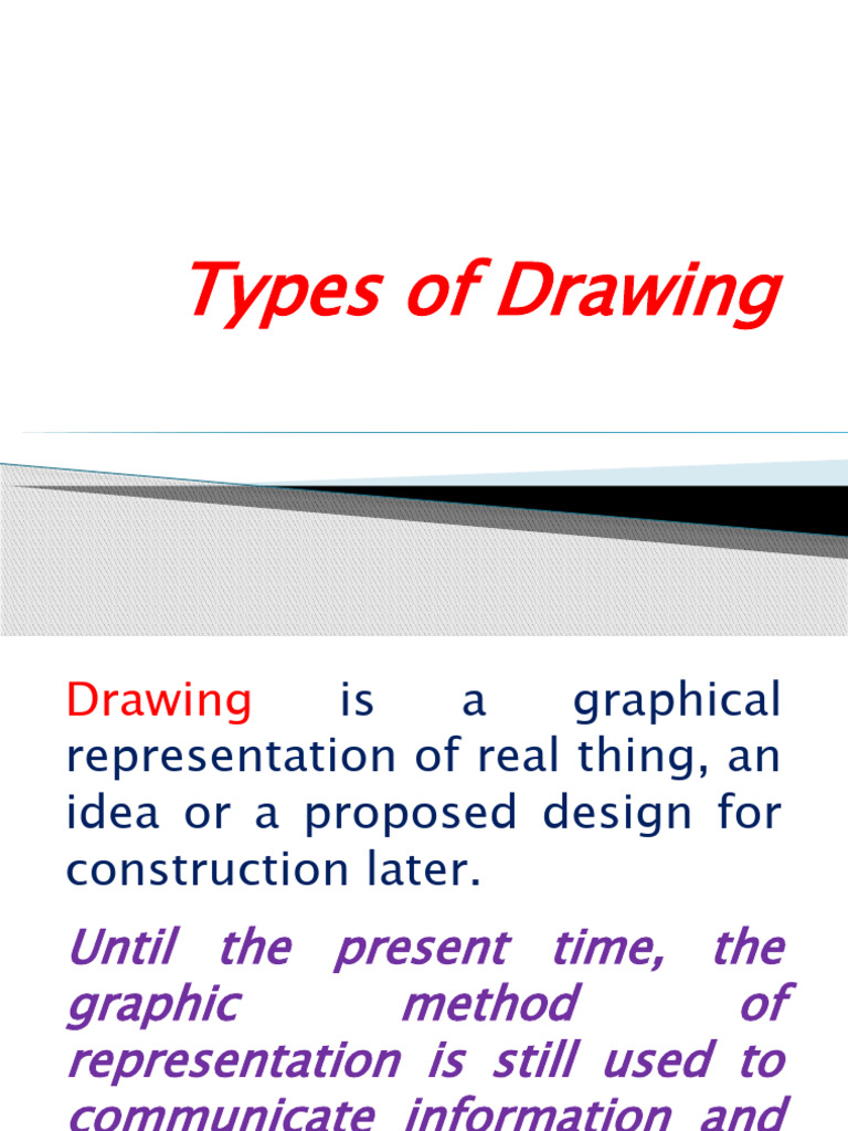 Types of Drawing | PDF | Drawing | Perspective (Graphical)