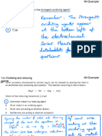 Oxidising and Reducing Agents