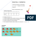 Actividad Final - 9° Matemática 2023