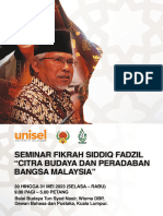 Broshur Seminar Fikrah Siddiq Fadzil