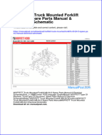 Moffett Truck Mounted Forklift m9 24 3 Spare Parts Manual Electrical Schematic