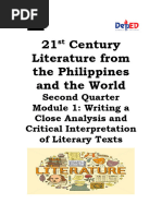 21st CenLit Q2 Module 1 Ms. Tilde PDF