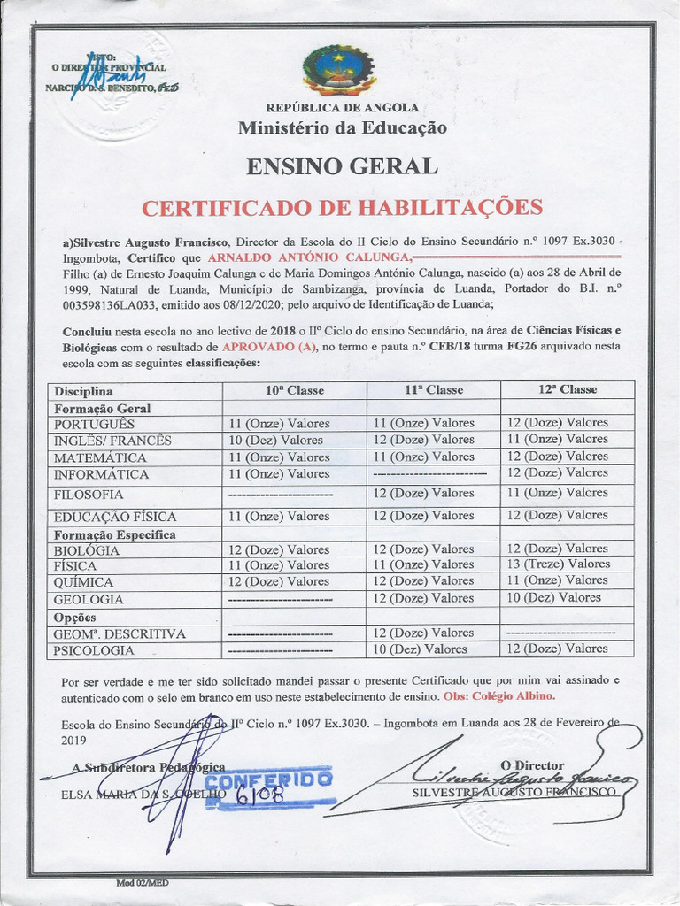 Certifica Do | PDF