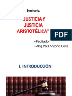 Justicia y Justicia Aristotélica