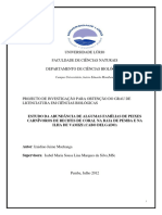 Estudo Da Abundância de Algumas Famílias de Peixes Carnívoros de Recifes de Coral Na Baia de Pemba e Na Ilha de Vamizi (Cabo Delgado)