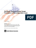 Synthetic Aperture Radar Image Formation in Reconfigurable Logic