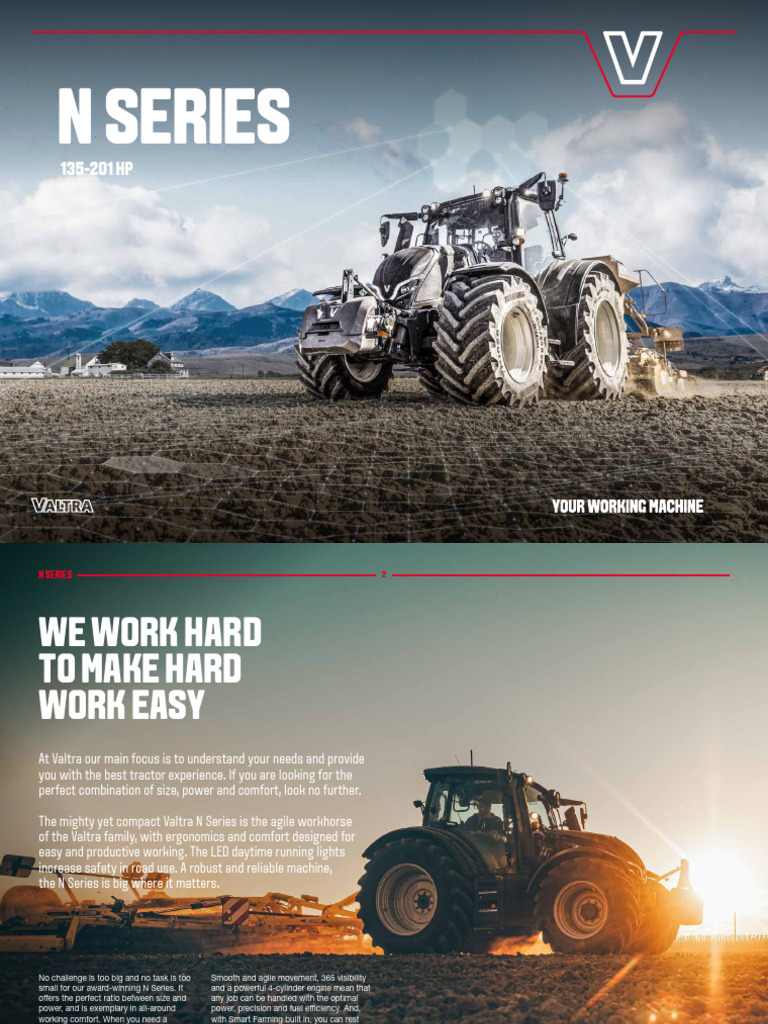 Brochure Tracteurs VALTRA Gamme Complète Catalogue / 2009 - Occasion ...