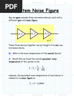 System Noise Figure