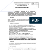 Anexo 150. SST-PR-13. PROCEDIMIENTO PARA CONFORMACION DEL COMITÉ DE CONVIVENCIA LABORAL