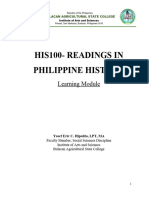 BASC MODULE Readings in Philippine History