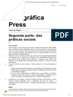 O Sítio Das Drogas - Segunda Parte: Daspráticas Sociais