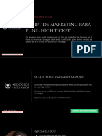 Ebook Scriptde Markeing para Funil High Ticket