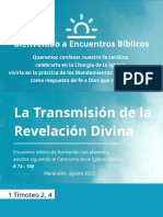 Transmisión de La Revelación Divina