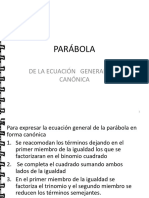 Parábola de General A Canonica