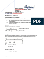 A Level Math Paper 2 Parallel Force in Equilibrium 1