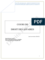 Droit Des Affaires - Support À Jour Éléments Du Fonds de Commerce
