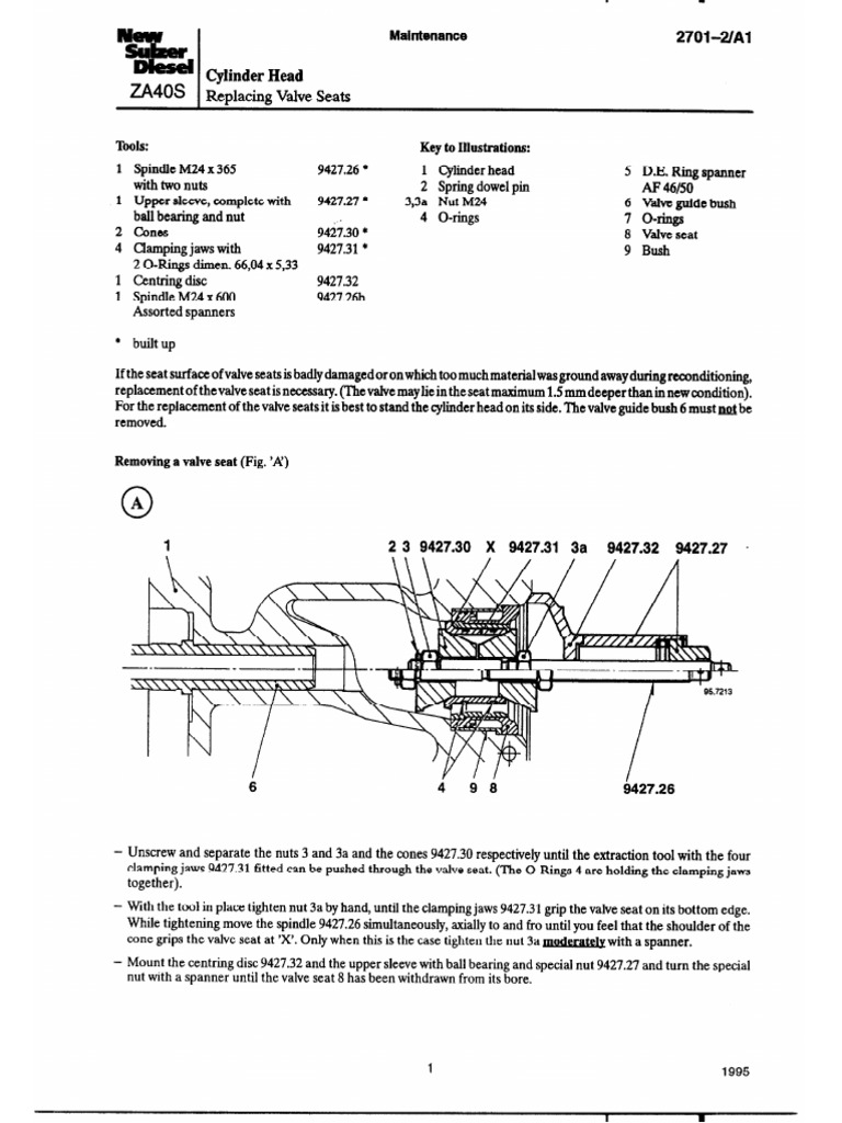 27012 A1 CYLINDER HEAD Replacing Valve Seats PDF
