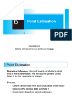 Lectura 1 Point Estimation