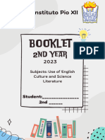 2 Do Año Secubooklet - 2nd Year - 2023