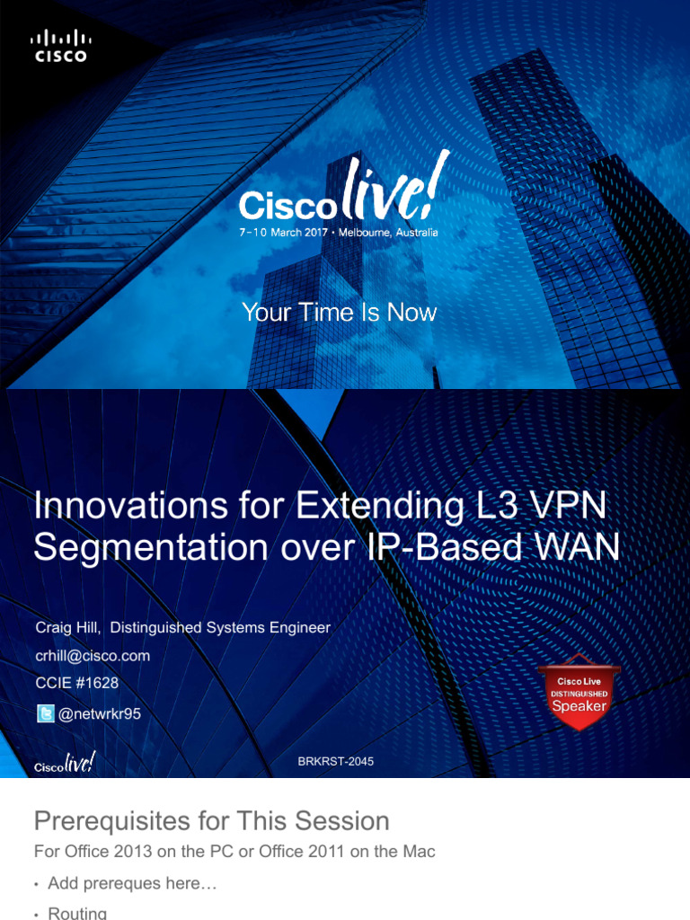L3 VPN Segmentation Innovations | PDF | Virtual Private Network ...