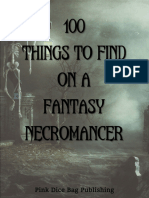100 Things To Find On A Fantasy Necromancer