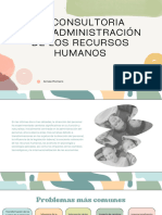 Consultoria en Administración de Los Recursos Humanos