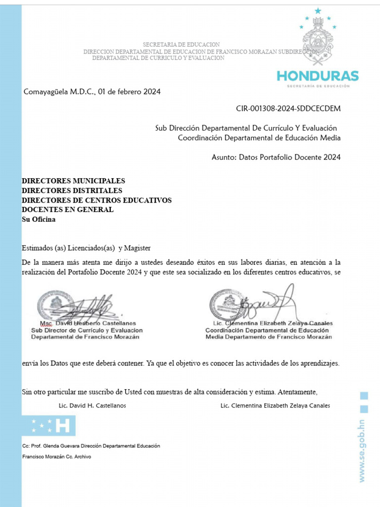 Lineamientos Portafolio Docente 2024 | PDF | Evaluación | Plan de estudios