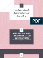 Fundamentos de Administracion Clase 2