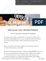 Escalas Con Cromatismos - El Blog de Carlos Vicent