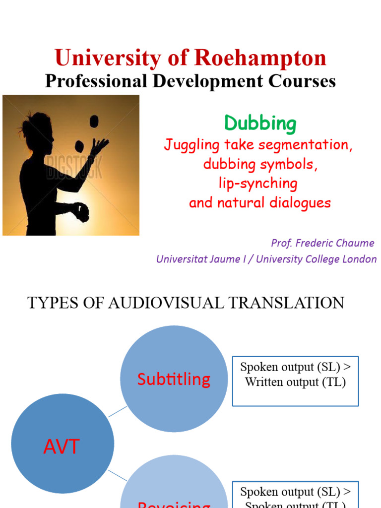 Dubbing 2019 December | PDF | Human Communication