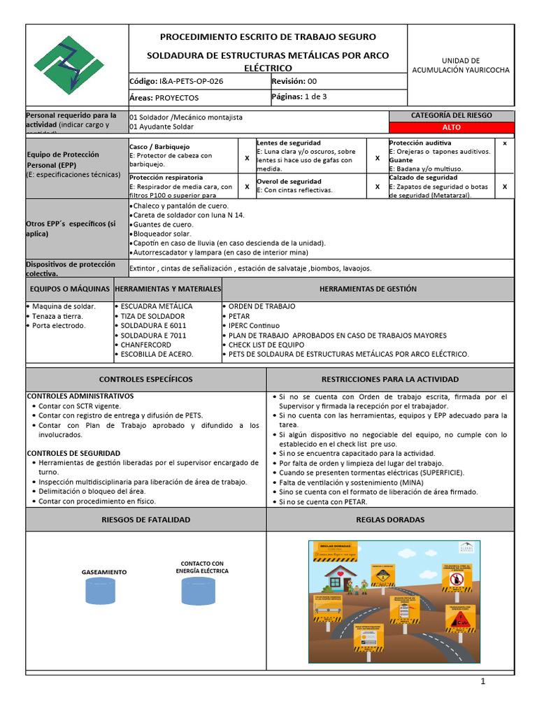 I A Pets Op 026 Soldadura De Estructuras Metálicas Por Arco Elécrico