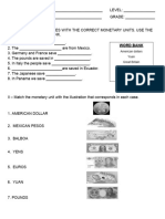 Some Monetary Units Test Grammar Drills Information Gap Activities Tests 80682