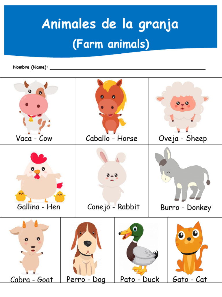 Farm Animals | PDF