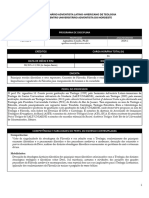 Prog. Da Disciplina - Filosofia I - 2024