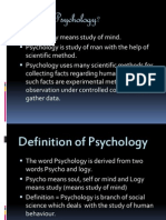 What Is Psychology
