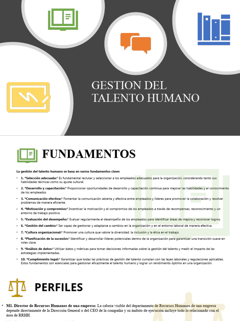 Gestion Del Talento Humano | PDF | Gestión de recursos humanos ...