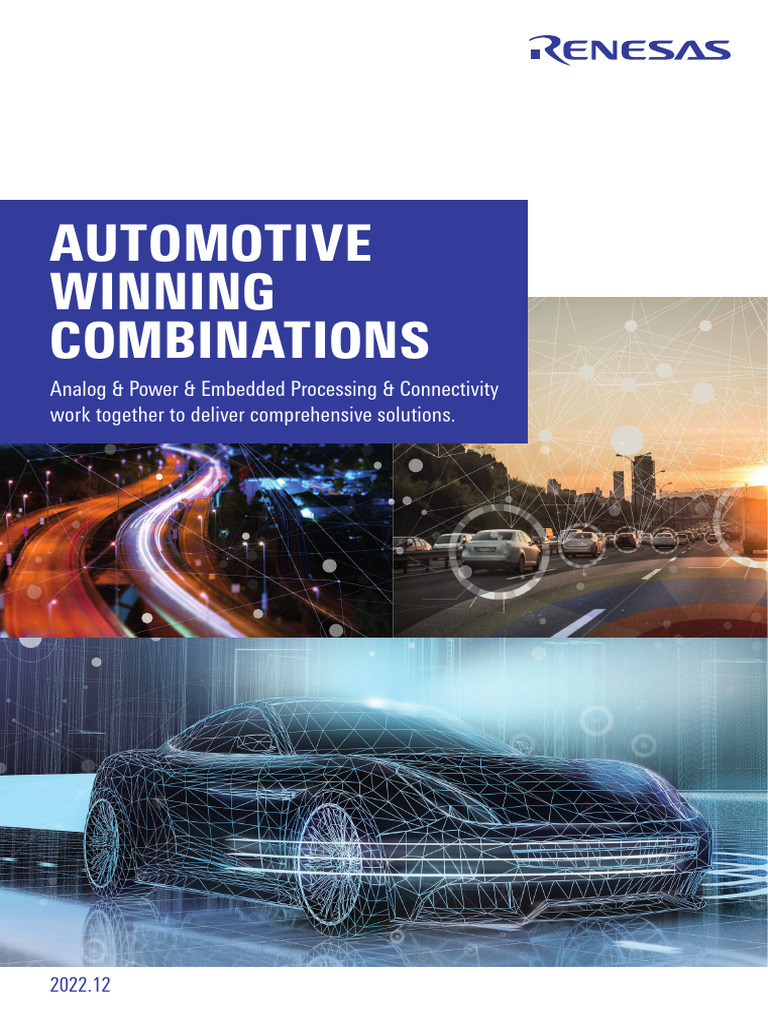 Renesas Automotive Winning Combinations | PDF | System On A Chip ...