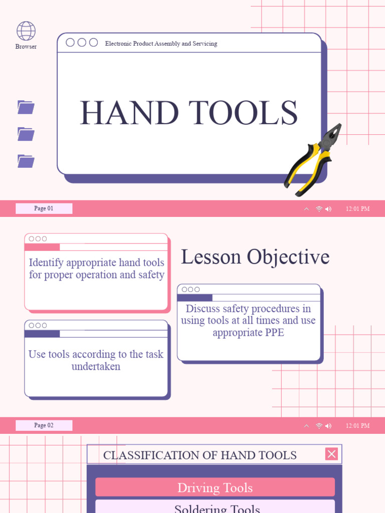 Hand Tools Epas | PDF | Soldering | Tools