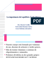 La Importancia Del Equilibrio Ácido-Básico