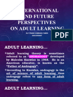 International and Future Perspective On Adult Learning