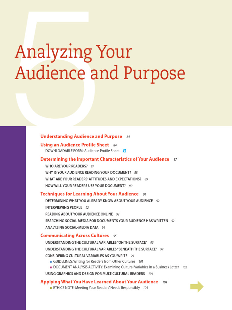 Audience Analysis for Effective Writing | PDF | Social Media | Popular ...